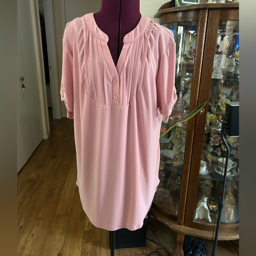 Mauve Short Sleeve Top